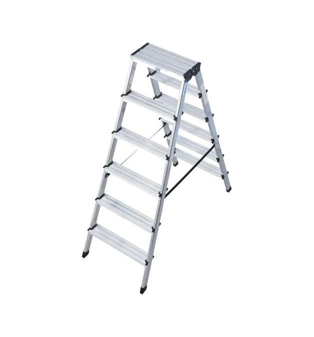 Стремянка алюминиевая двусторонняя KRAUSE Dopplo 2x6 (120427)