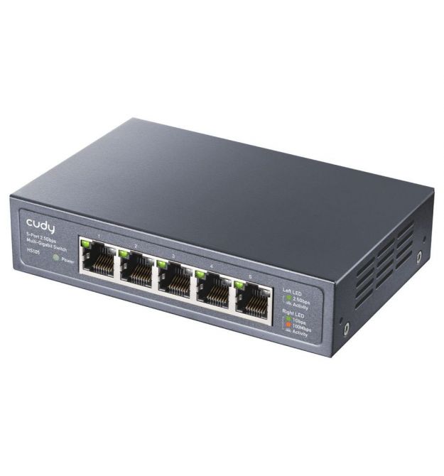 Коммутатор 5-портовый неуправляемый Cudy HS105 2.5G