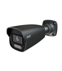 IP-видеокамера 4Mp TVT TD-9442S4-C(D-PE-AW3) Black f-2.8mm, ИК+LED-подсветка, с микрофоном