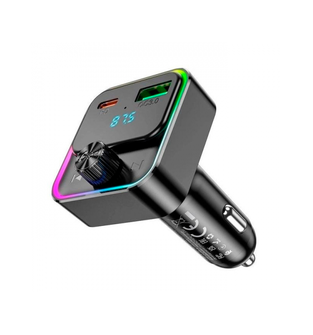 FM-модулятор HOCO E81, Black, Box