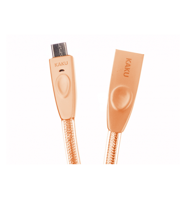 Кабель iKAKU Speeded series for mirco, Gold, довжина 1м, 2.4A, BOX