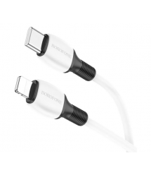 Кабель Borofone BX84, Lighting-Type-C, 3A, 20W, довжина 1м, White, BOX