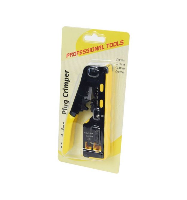 Инструмент AT-6088 для обжима RJ45 с зачисткой кабеля и резаком
