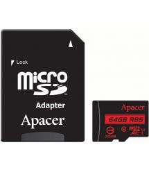 Карта памяти для домофона microSDXC Apacer 64 GB class 10 UHS-1