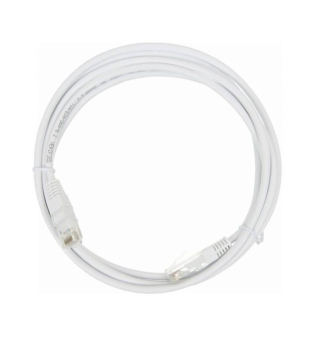 Патч-корд U-UTP, 0.5м, кат. 6, 26AWG, білий, LSZH