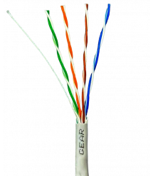 Сетевой кабель витая пара GEAR CAT.5E UTP-COPPER-4Px2x0.51 REELEX (GEC-UTPCUR051305)
