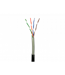 Кабель мережевий кручена пара для зовнішніх робіт Gear CAT.5E UTP-CU-4Px2x0.51 Outdoor PVC+PE