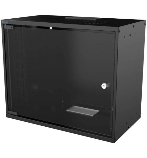 Шкаф MIRSAN 19", 9U, SOHO, 535x300 мм, черный