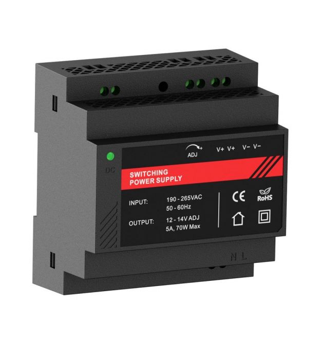Источник бесперебойного питания Kraft PSU-1205DIN(P) с креплением на DIN-рейку