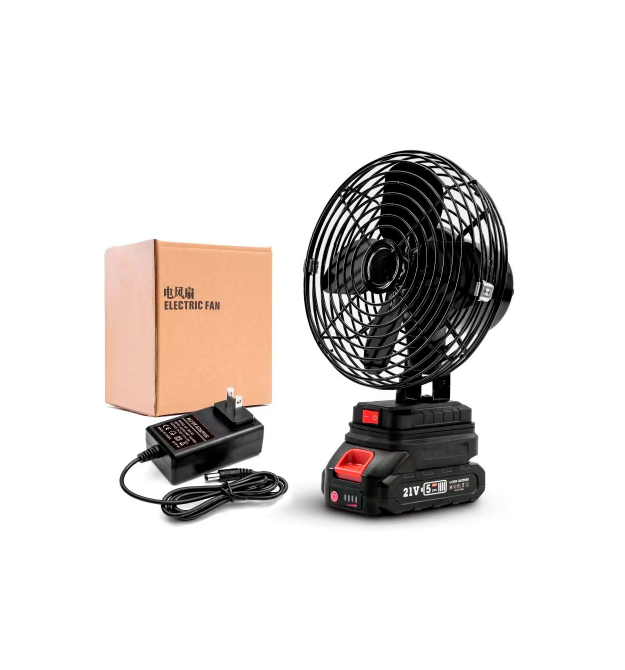 Вентилятор 6, з Li-Ion акумулятором 21V, Black, Box 185х185 мм, 1,10 кг