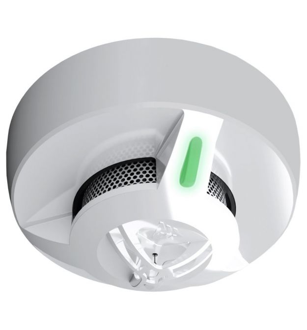 Неадресный комбинированный извещатель дыма и температуры Tiras DETECTO MLT10 White