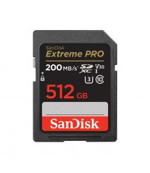 SanDisk Карта пам'яті SD 512GB C10 UHS-I U3 R200/W140MB/s Extreme Pro V30