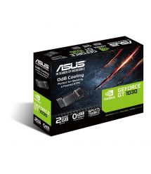 ASUS Видеокарта GeForce GT 1030 2GB GDDR5 low profile silent GT1030-SL-2G-BRK