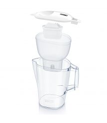 Brita Фильтр-кувшин Aluna Memo MXPro 2.4л (1.4л очищенной воды) + 3 картриджа белый