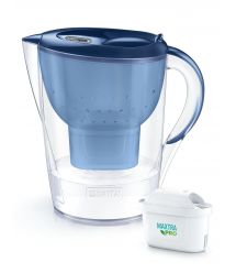 Brita Фильтр-кувшин Marella XL Memo MXPro 3.5л (2л очищенной воды) + 2 картриджа синий