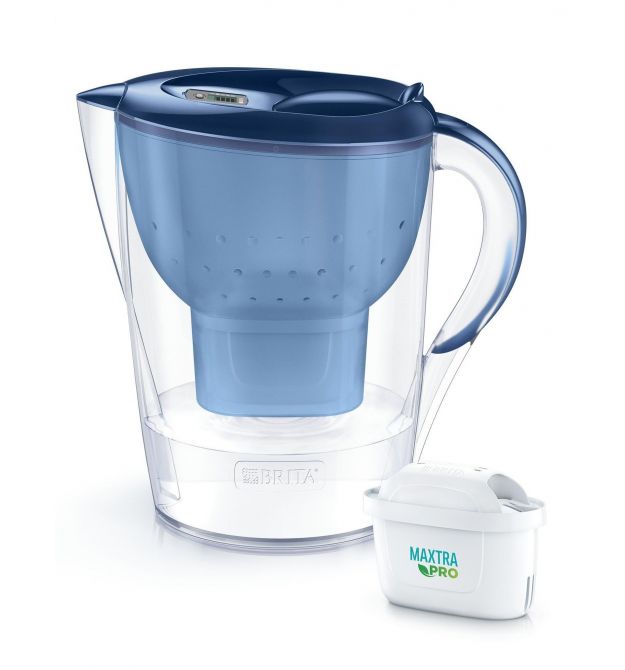 Brita Фільтр-глечик Marella XL Memo MXPro 3.5л (2л очищеної води) + 2 картриджа синій