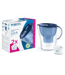 Brita Фильтр-кувшин Marella XL Memo MXPro 3.5л (2л очищенной воды) + 2 картриджа синий