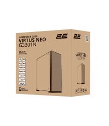 2E Gaming Корпус Virtus Neo G3301N без БП 2xUSB3.0, 1xUSB 2.0 3x140мм ARGB, 1x120мм ARGB VGA 340мм LCS ready к