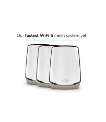 NETGEAR Система WiFi-Mesh Orbi RBK863S AX6000, 3мод, белый