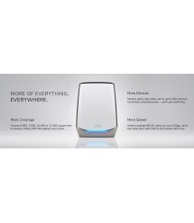 NETGEAR Система WiFi-Mesh Orbi RBK853 AX6000, 3мод, белый