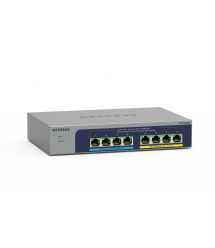 NETGEAR Коммутатор MS108UP, 4x2,5GE PoE+, 4x2,5GE PoE++(60Вт/порт), 230Вт, неуправляемый