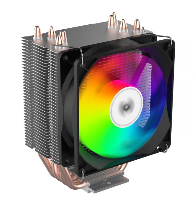 Процесорний кулер 2E GAMING Air Cool AC90D4-ARGB, 4pin PWM, 3pin +5VARGB, TDP 130W