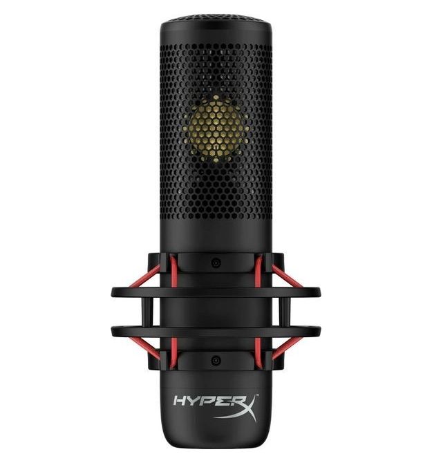 HyperX Мікрофон геймінговий ProCast, Bi, 3-pin XLR, no cable, з поп-фільтром, чорний