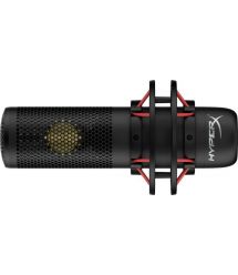 HyperX Микрофон геймерский ProCast, Bi, 3-pin XLR, no cable, з поп-фільтром, черный