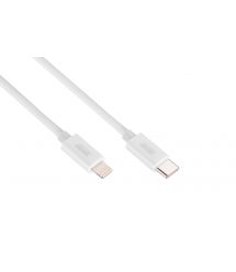 2E Кабель USB-C - Lightning Glow 1m White