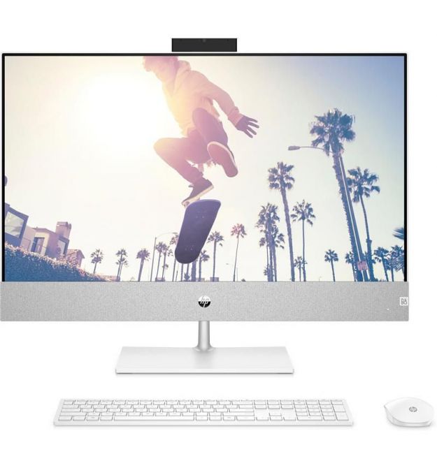 HP ПК Моноблок Pavilion 27" FHD IPS AG, Intel i5-13400T, 16GB, F512GB, UMA, WiFi, кл+м, DOS, белый