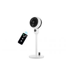 ARDESTO Вентилятор підлоговий, 50Вт, пульт ДК, дисплей, чорно-білий