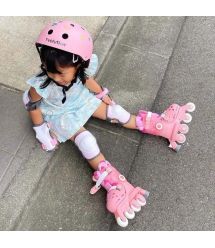 YVolution Роликові ковзани Twista, розмір 30-34, рожевий