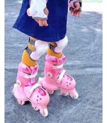 YVolution Роликові ковзани Twista, розмір 30-34, рожевий