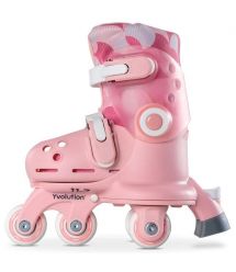 YVolution Роликові ковзани Twista, розмір 30-34, рожевий
