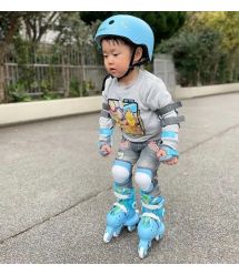 YVolution Роликові ковзани Twista, розмір 30-34, блакитний