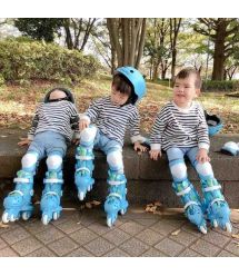 YVolution Роликові ковзани Twista, розмір 30-34, блакитний