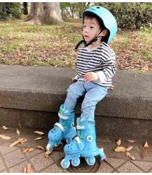 YVolution Роликові ковзани Twista, розмір 30-34, блакитний