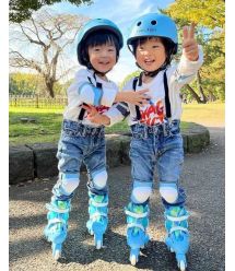 YVolution Роликові ковзани Twista, розмір 30-34, блакитний