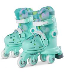 YVolution Роликові ковзани Twista, розмір 30-34, салатовий