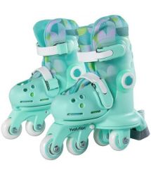 YVolution Роликові ковзани Twista, розмір 30-34, салатовий