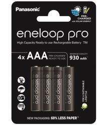 Panasonic Аккумулятор Eneloop NI-MH Pro AAA 930 мАч, 4 шт.