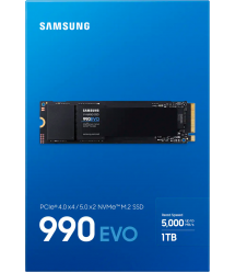 Samsung Накопитель SSD M.2 1TB PCIe 4.0 990EVO