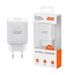 2E Мережевий ЗП 2Е USB Wall Charger Dual DC5В/4.2А, білий