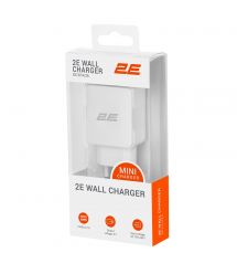 2E Мережевий ЗП 2Е USB Wall Charger Dual DC5В/4.2А, білий