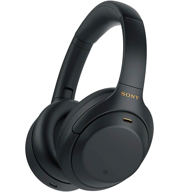 Sony Наушники Over-ear WH-1000XM4 BT 5.0, ANC, Hi-Res, AAC, LDAC, Wireless, Mic, Черный
