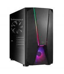 SilverStone Корпус FARA FAV1MB-PRO, без БП, 2xUSB3.0, 2xUSB2.0, 1x120mm ARGB fan, TG Side Panel, ATX, Black