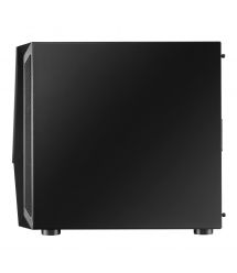 SilverStone Корпус FARA FAV1MB-PRO, без БП, 2xUSB3.0, 2xUSB2.0, 1x120mm ARGB fan, TG Side Panel, ATX, Black