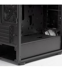 SilverStone Корпус FARA FAV1MB-PRO, без БП, 2xUSB3.0, 2xUSB2.0, 1x120mm ARGB fan, TG Side Panel, ATX, Black