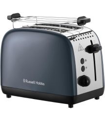 Russell Hobbs Тостер Colours Plus, 1600Вт, нержав., підігрів,разморозка, сірий