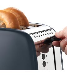 Russell Hobbs Тостер Colours Plus, 1600Вт, нержав., підігрів,разморозка, сірий